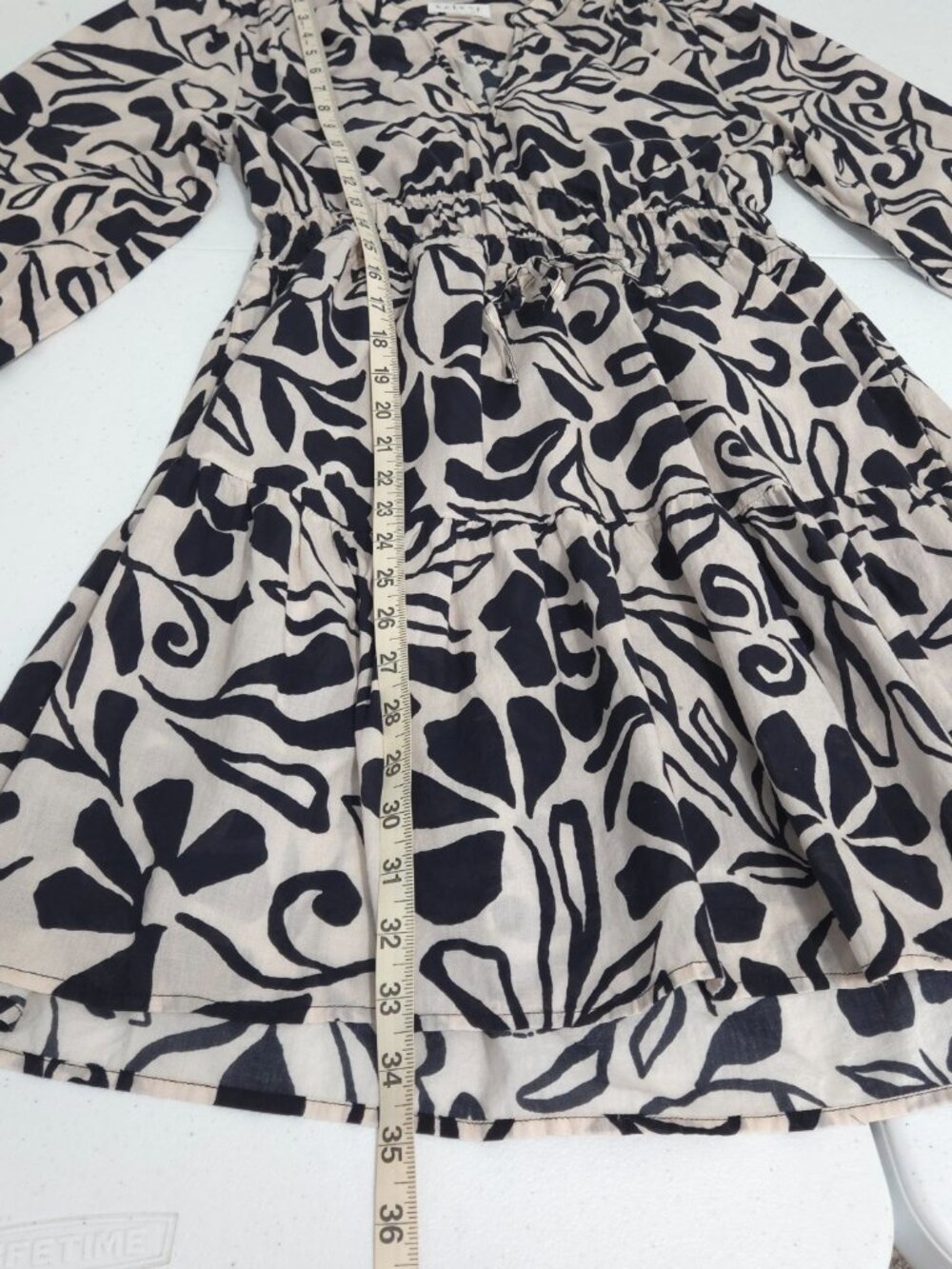 Velvet By Graham & Spencer Women's Floral Print 3/4 Sleeve Dress - Picture 2 of 15